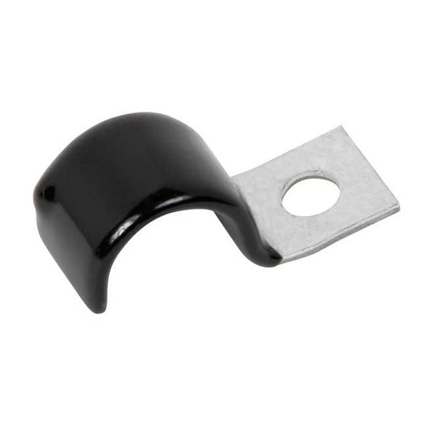 Cable Clamp, Steel, 3/8 in Bundle Dia., Black, 50 PK