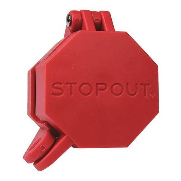 Stopout Glad Hand Lock, Plastic, Red, Universal KDD477