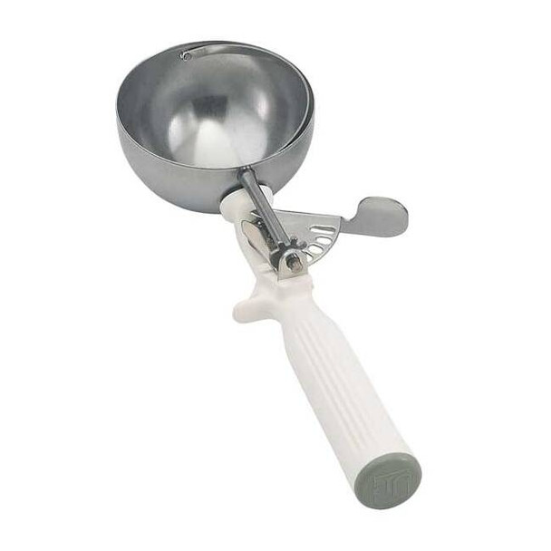 Vollrath Disher,3 1/8 in Bowl W,#6 Scoop 47139