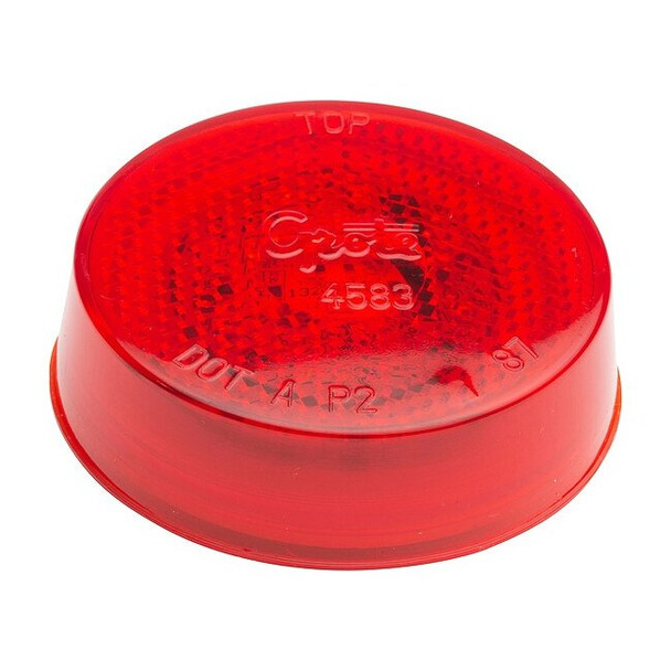 Grote Lamp,Built-In Reflector,2.5 In,LED,Red G1002