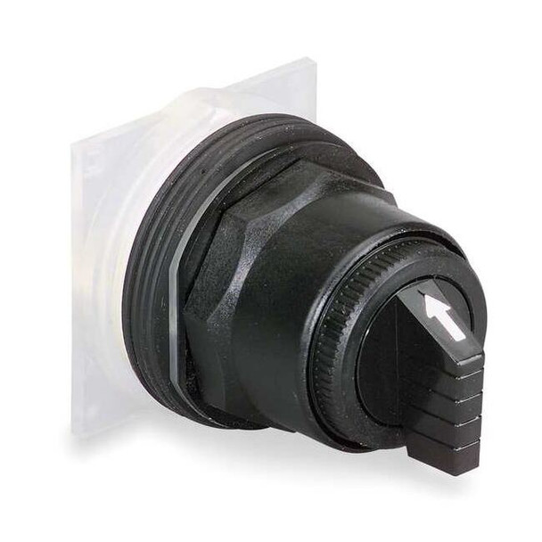 Schneider Electric ShortHandleSelectorSwitch,Blk,3Pos,30mm 9001SKS42B