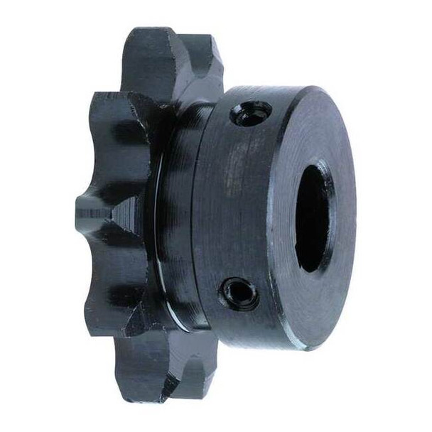 Single Strand Sprocket, Fixed, 40 Chain Size, 1/2 Bore Dia., 12 # of Teeth