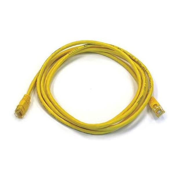 Monoprice Patch Cord,Cat 6,Booted,Yellow,7.0 ft. 2305