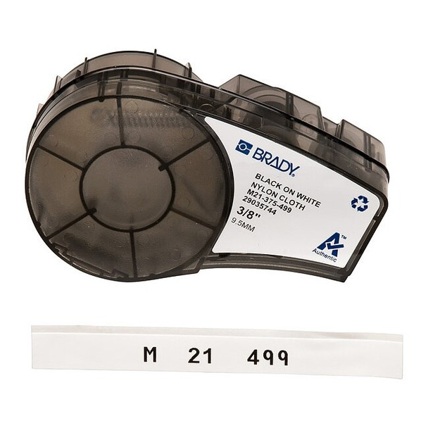 Aggressive Adhesive Multi-Purpose Nylon Labels for Brady M210 and M211, 0.375in
