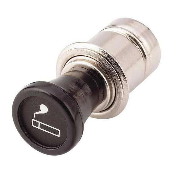 Victor Long Knob Pop Out Lighter,Black/Silver 05142-8