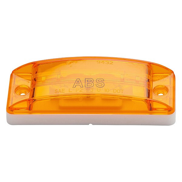 Grote Marker Lamp,Turtleback,Sealed ABS,Yellow 78363