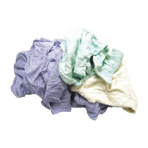 Manufacturer Varies Recycled Terry Cloth Rags 25 lb. Varies, Assorted 515-25N