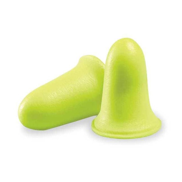 E-A-Rsoft FX Disposable Foam Ear Plugs, Bell Shape, 33 dB, Yellow, 200 PK