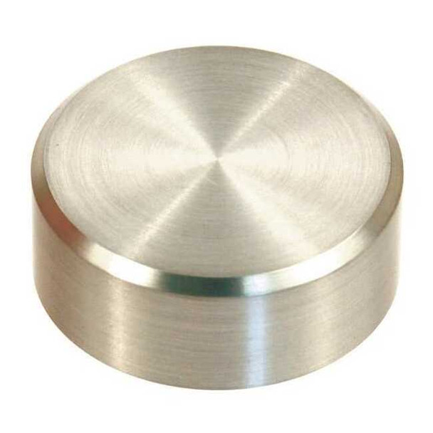 Standoff Cap, 5/16"-18 Thrd Sz, Aluminum Clear Anodized, 2 PK