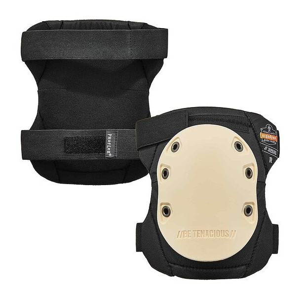 Ergodyne Non-Marring Cap Knee Pad H/L Tan Cap,PR 325HL