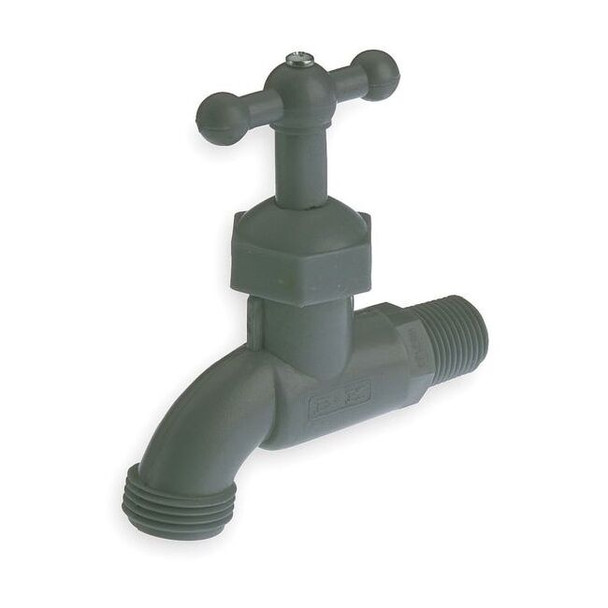 Manufacturer Varies Hose Bibb,1/2 In MNPT,Celcon(R),T-Handle 103-203