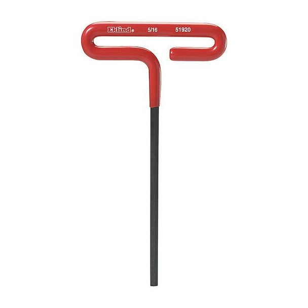 Eklind SAE Plain Hex Key Hex Key, 5/16" Tip Size, 9 in Long, 6 in Short 51920