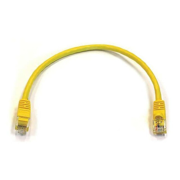 Monoprice Patch Cord,Cat 6,Booted,Yellow,1.0 ft. 2291