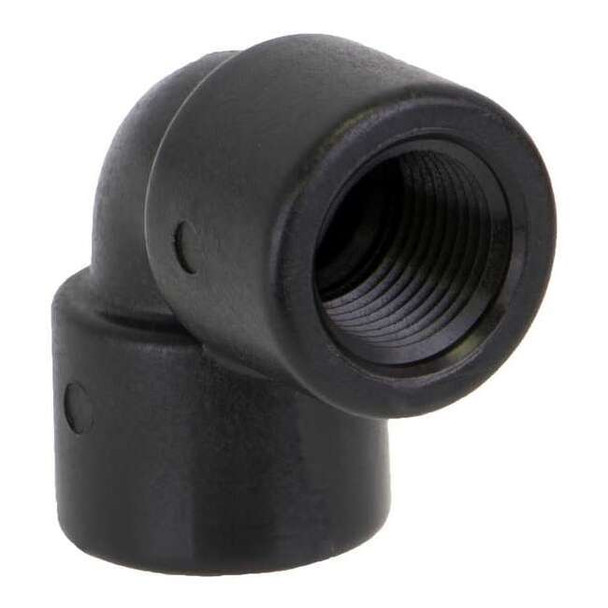 90 Degree Elbow, Polypropylene, 3/8", Schedule 80, 300 psi Max Pressure