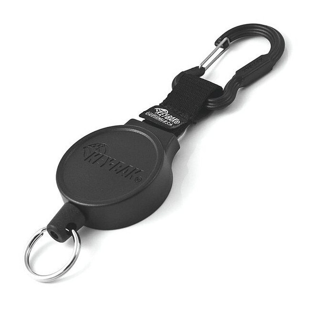 Manufacturer Varies Key Reel, Split Ring Type, Black #6C