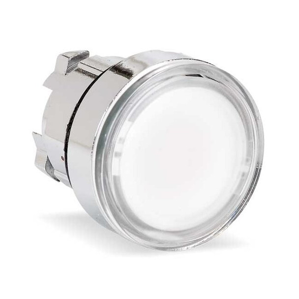 Schneider Electric Illuminated Push Button Operator, 22 mm, White ZB4BH013