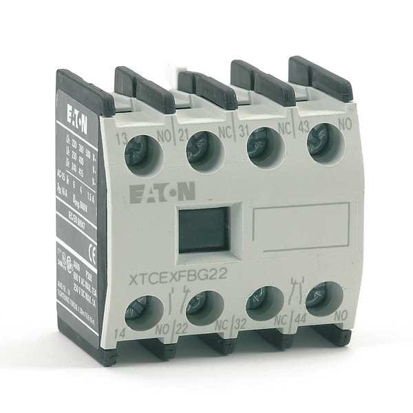 Eaton Frnt Aux Seq B,1NO/1NC,For XT Frame D-G XTCEXFBG11