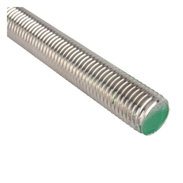 Fully Threaded Rod, 1"-8, 6 ft, Stainless Steel, 18-8, Plain Finish