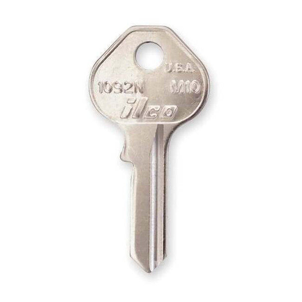 Kaba Ilco Key Blank,Brass,Type M10,4 Pin,PK10 1092N-M10