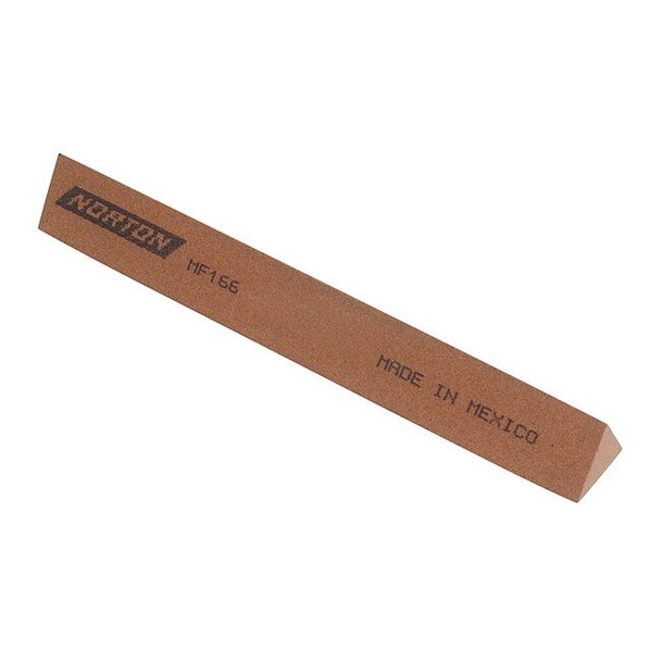 Norton Abrasives Sharpening File,Tri,A/O,Orange/Brn,Med 61463686280