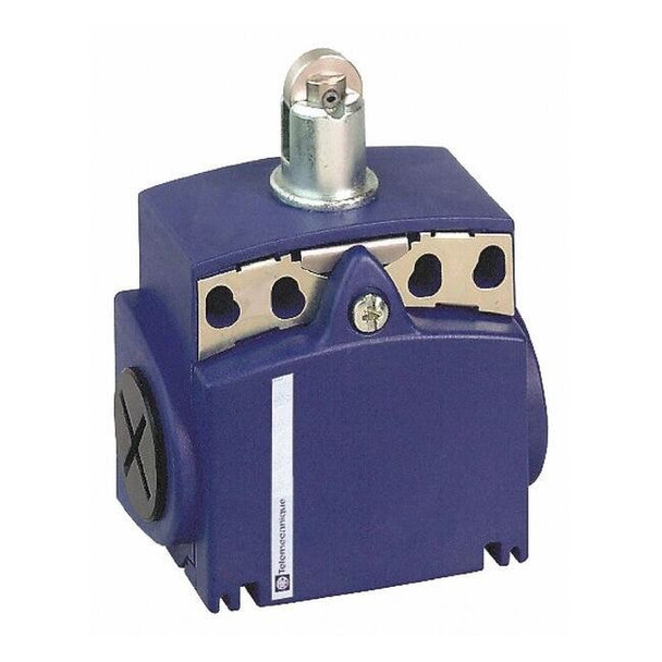 Limit switch, Plunger, Roller, 1NC/1NO, 10A at 240V AC, Actuator Location: Top