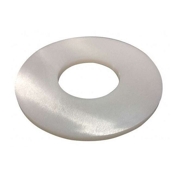 Flat Washer, For Screw Size #4 ,Nylon Plain Finish, 40 PK