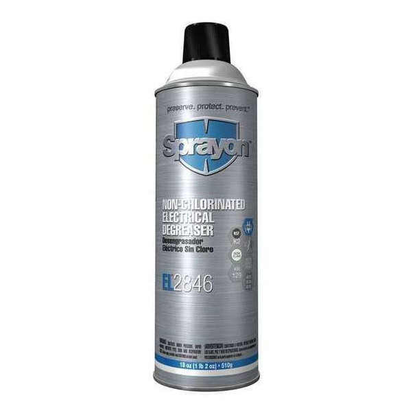 Sprayon Electrical Degreaser, 18 oz Aerosol Spray Can, Liquid S20846000