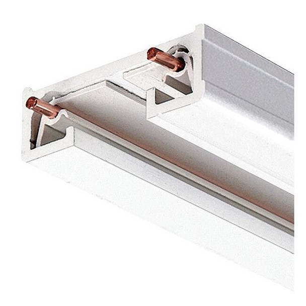 Juno Lighting J Track Section,White,8ft,120V AC R 8FT WH