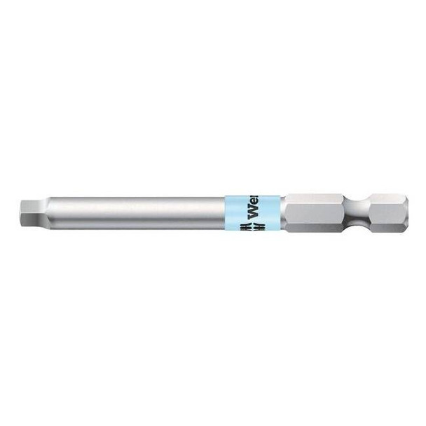 Wera Power Bit,SAE,1/4",Hex,No 2,3-1/2",SS 05071098001