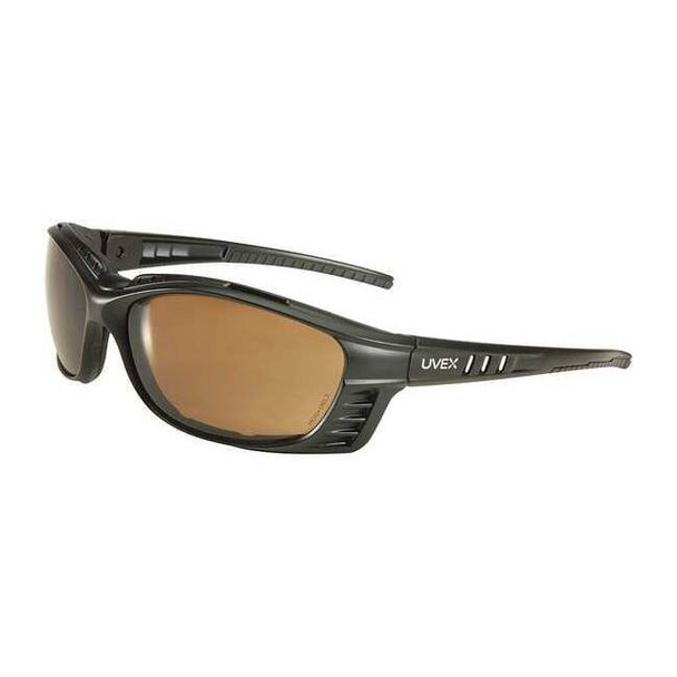 Livewire, Safety Glasses, Anti-Fog, Espresso Lens, Black Frame, Full-Frame