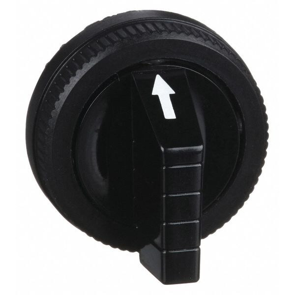 Schneider Electric Selector Switch Knob,Lever,Black,30mm 9001B11