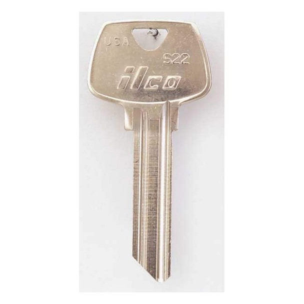 Kaba Ilco Key Blank,Brass,Type S22,6 Pin,PK10 S22