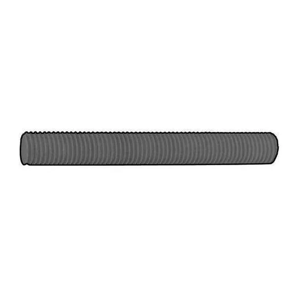 Fully Threaded Rod, 1/2"-13, 4 ft, Vinyl Ester Resin, Plain Finish