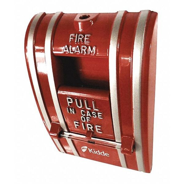 Kidde Fire Alarm Pull Station,Red,2-1/2" D K-270A-SPO