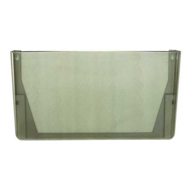 Officemate Wall Pocket,Letter,Smoke,7 In H,PK3 21421