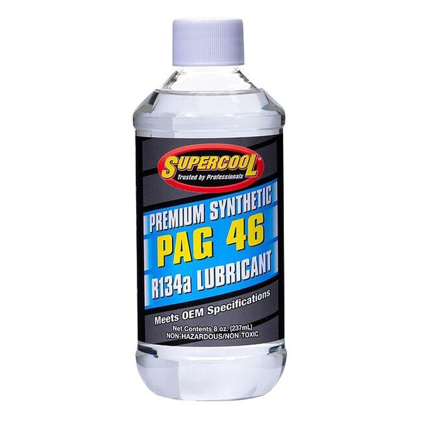 A/C Compressor PAG Lubricant Plastic Bottle Red/Yellow Tint, 1 PK