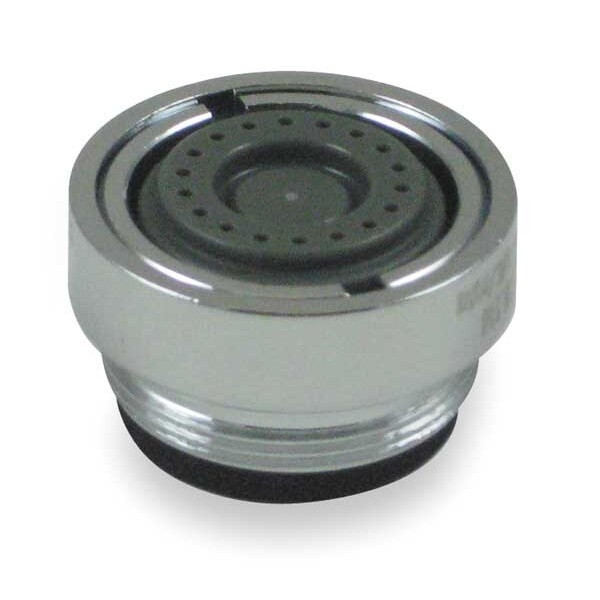 0.5 gpm Outlet, 55/64" Thread Size, Polished Chrome, Metal