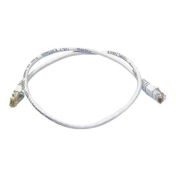 Monoprice Patch Cord,Cat 6,Booted,White,2.0 ft. 4113
