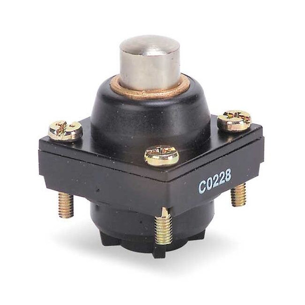 Telemecanique Sensors Limit Switch Head,Plunger,Top,0.43 In ZCKE61