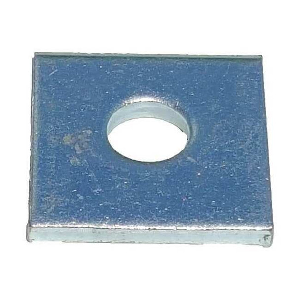Manufacturer Varies Channel Square Washer,3/8 In,Silver,PK25 V500 3/8EG