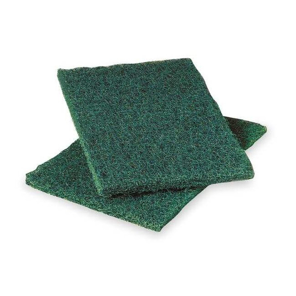 3m 6" x 9" Green Scouring Pad,Green 12pk. 86