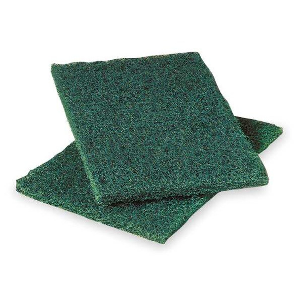 3m 6" x 9" Green Scouring Pad,Green 12pk. 86