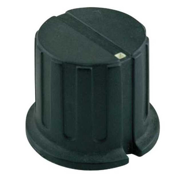 Davies Control Knob, 1/4" Thread Size, Bushing, Brass Type 1150