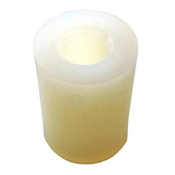 Round Standoffs, #10-32 Thrd Sz, 3/8 in Bd L, Nylon Plain, 3/8 in OD, 10 PK