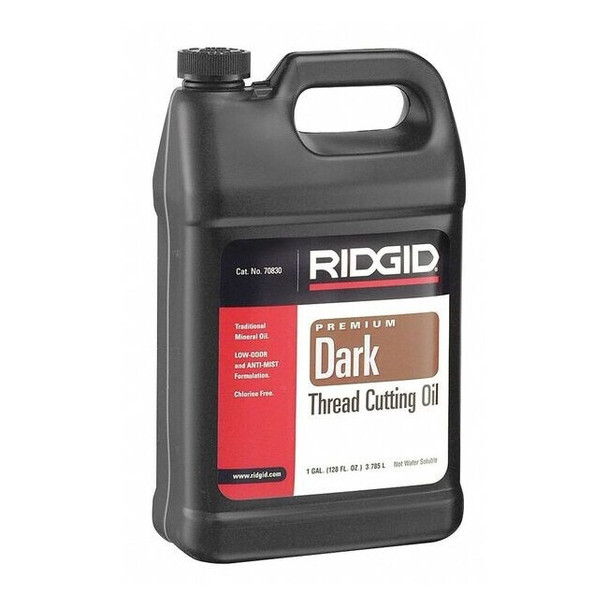 Ridgid Pipe Thread Cutting Oil, 1 gal, Can, Black 70830