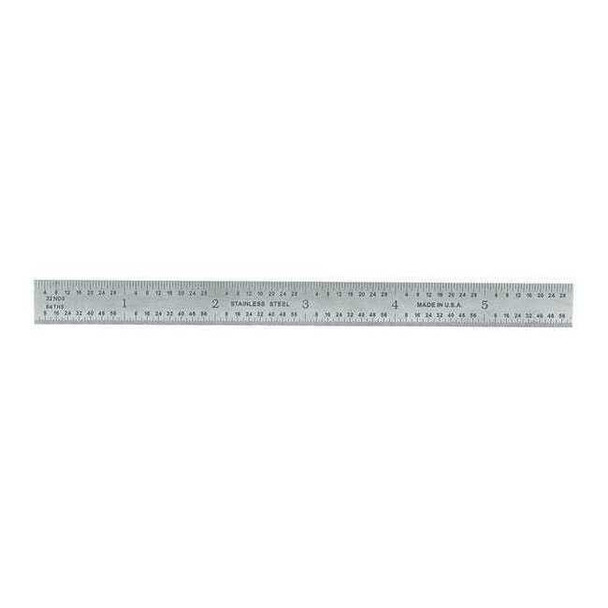General Tools Ruler,Stainless Steel,6 In Length 616