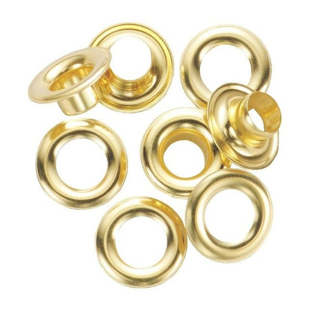 General Tools Grommet, Round, Brass, Style 5, PK24 1261-4