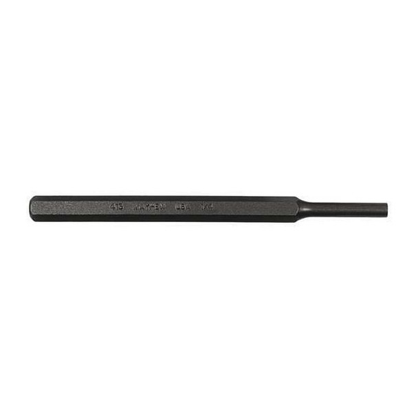 Mayhew Pro Pin Punch,5-3/4in L,1/4in Tip,Steel,BO 21005
