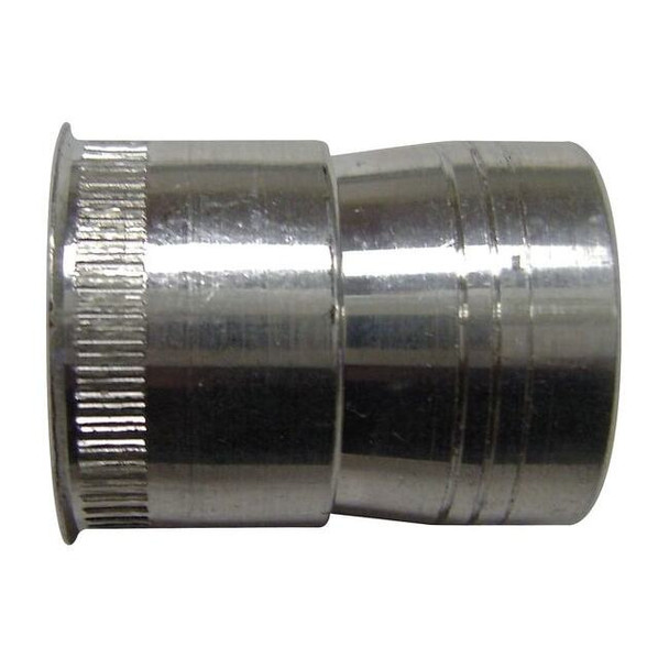 Nut Insert, 1/4"-20 Thrd Sz, 33/64 in L, Steel, Zinc Plated, 50 PK