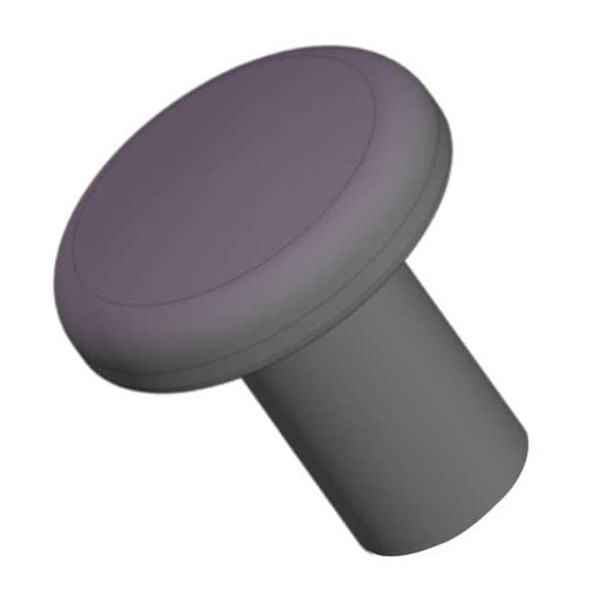 Pull Knob, 5/16-18 Thread Size, 1.25"L, Steel